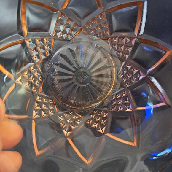 Hazel Atlas Royal Lace Pink Depression Glass Bowl Vintage - Picture 8 of 12